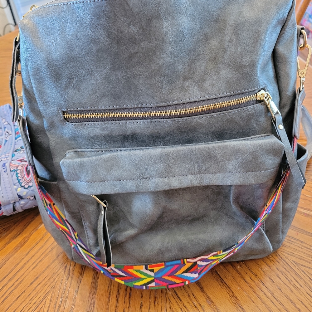 Backpack Purse with Guitar Strap